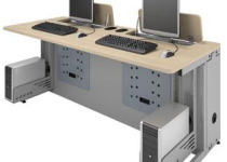 Manual Store-Away Desk