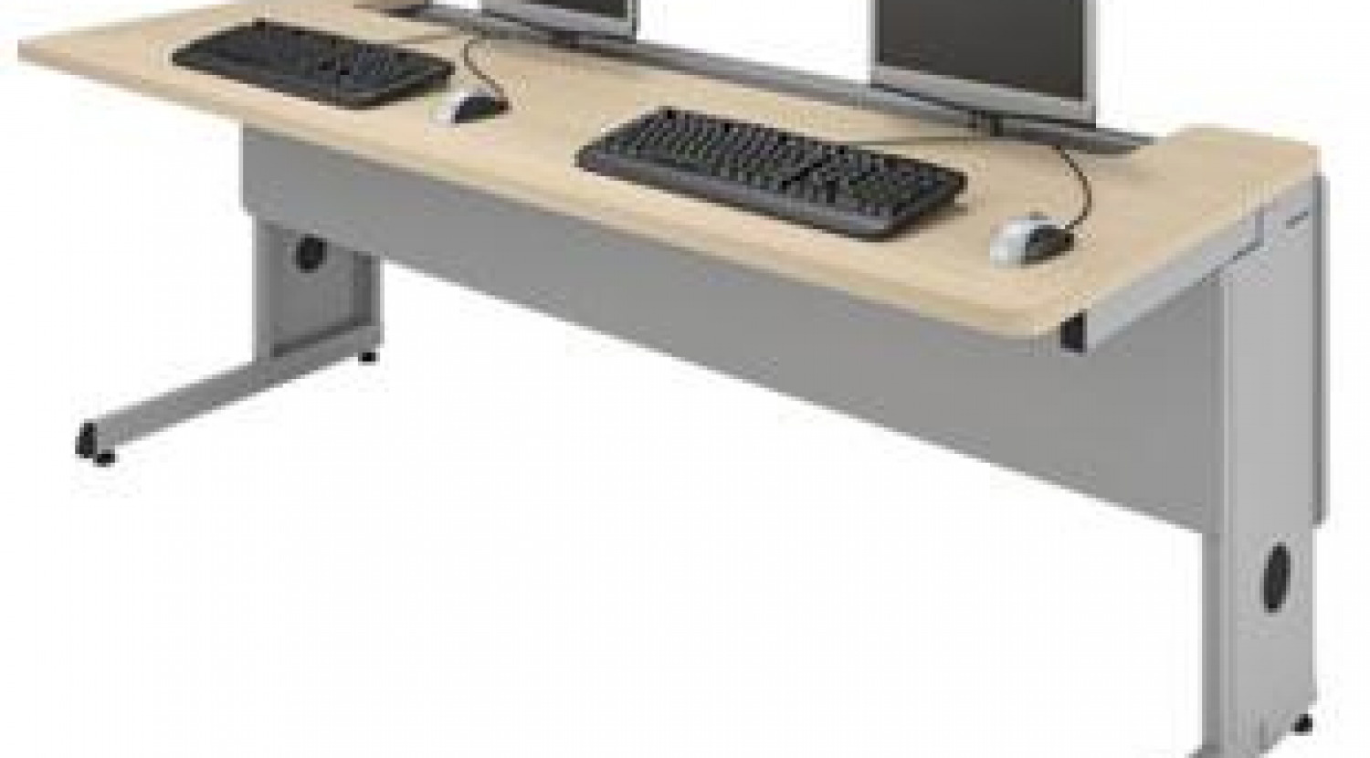 Reception Desk Recessed Computer Recessed Computer Desk Atlantic