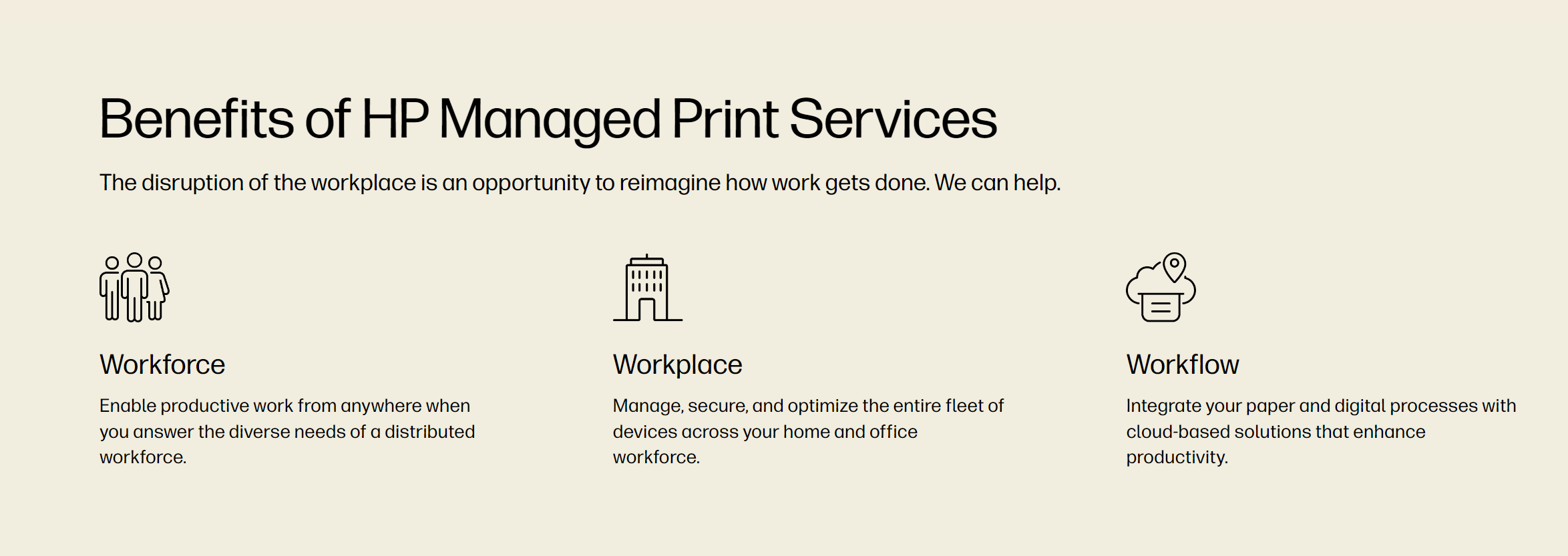 HP Managed Print Services Contract